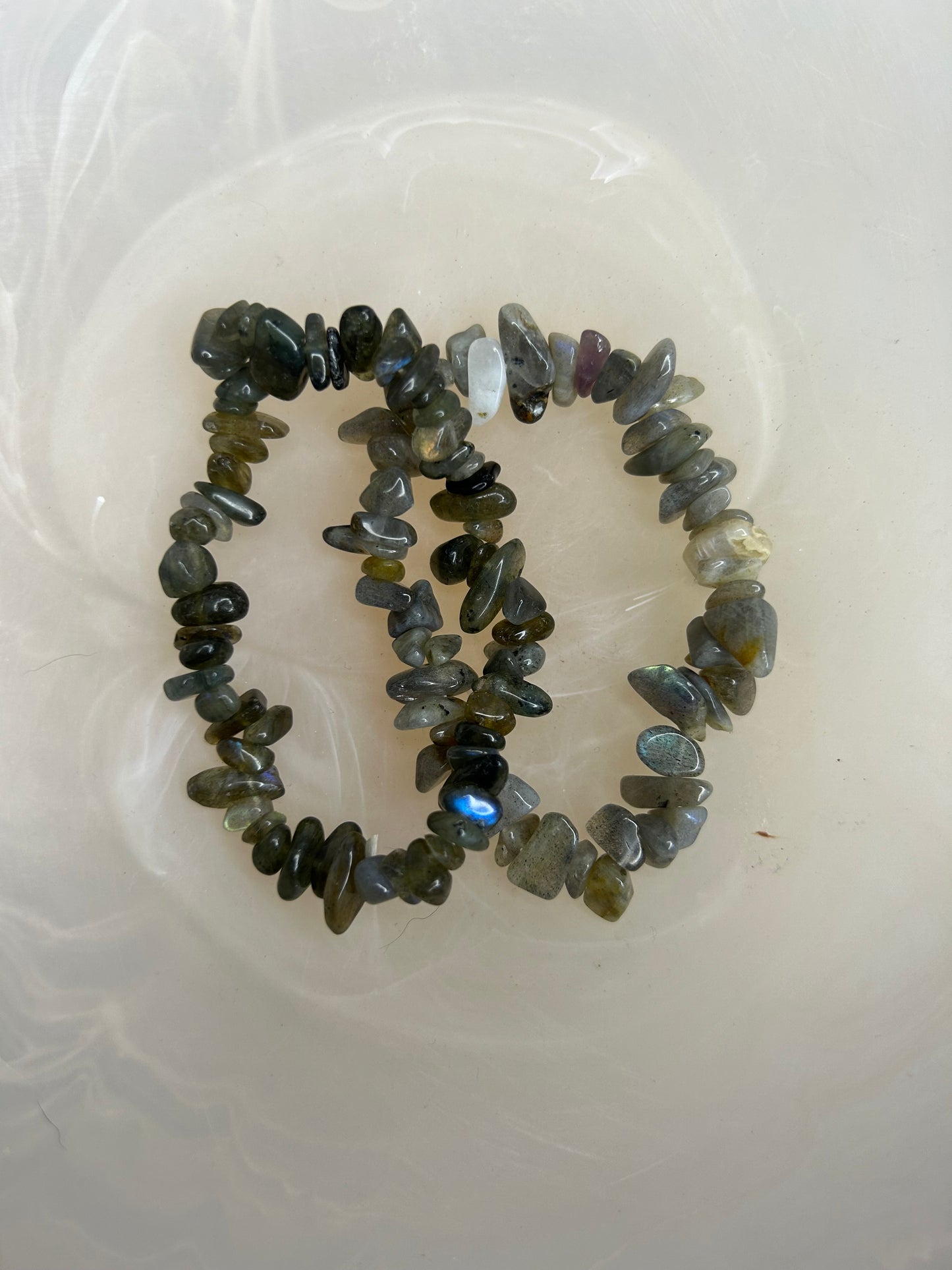 Labradorite Chip Bracelet