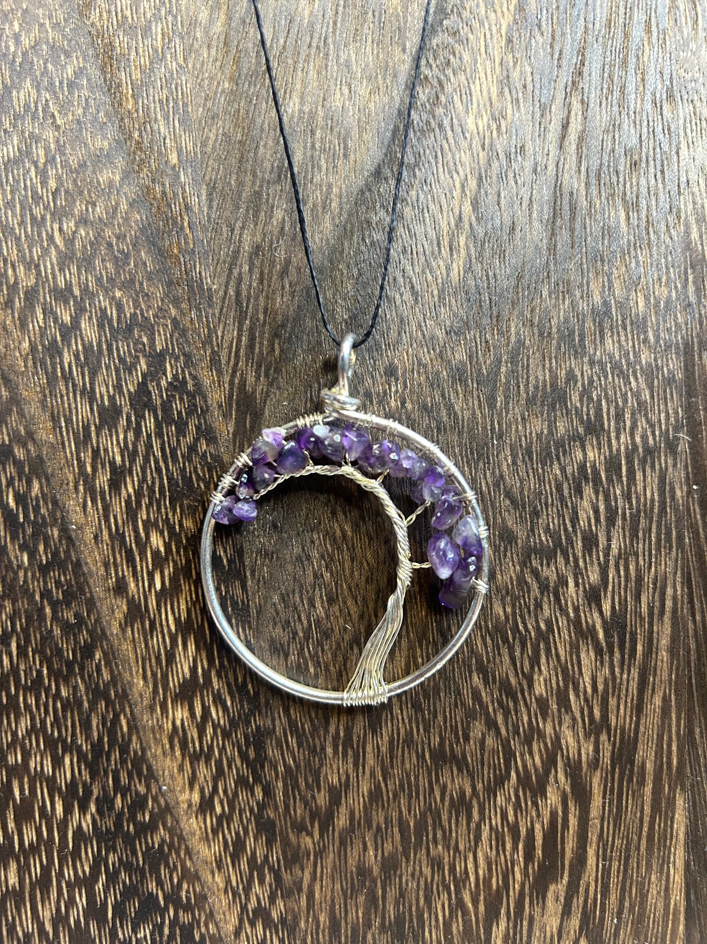 Amethyst Tree of Life Necklace