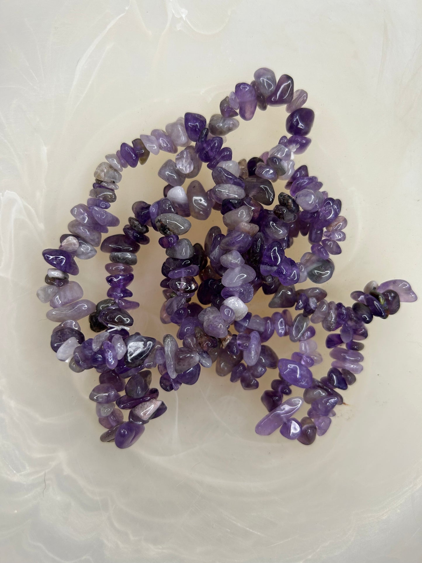Amethyst Chip Bracelet