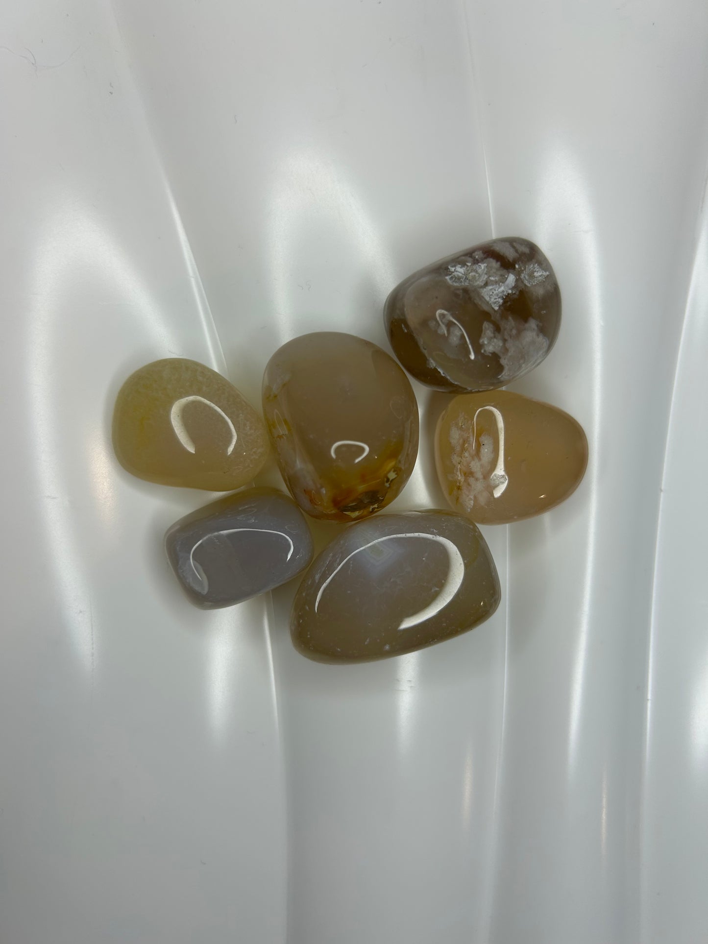 Flower Agate Tumbles