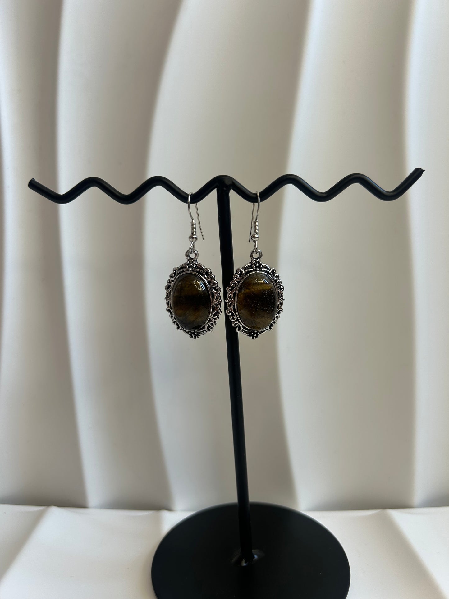 Tigers Eye Earrings