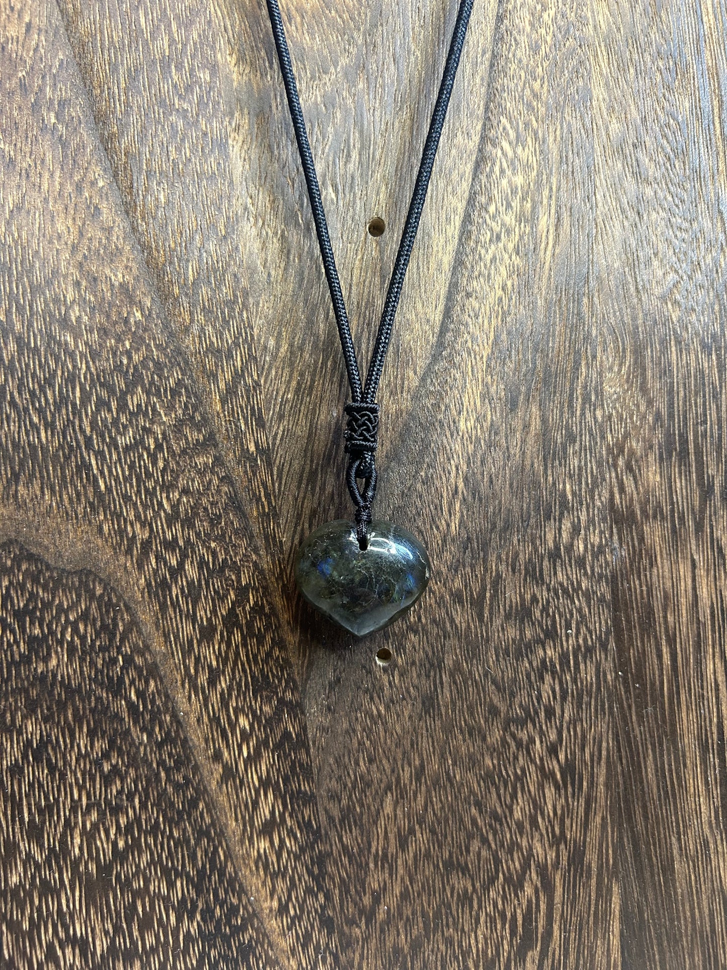 Labradorite Heart Necklace