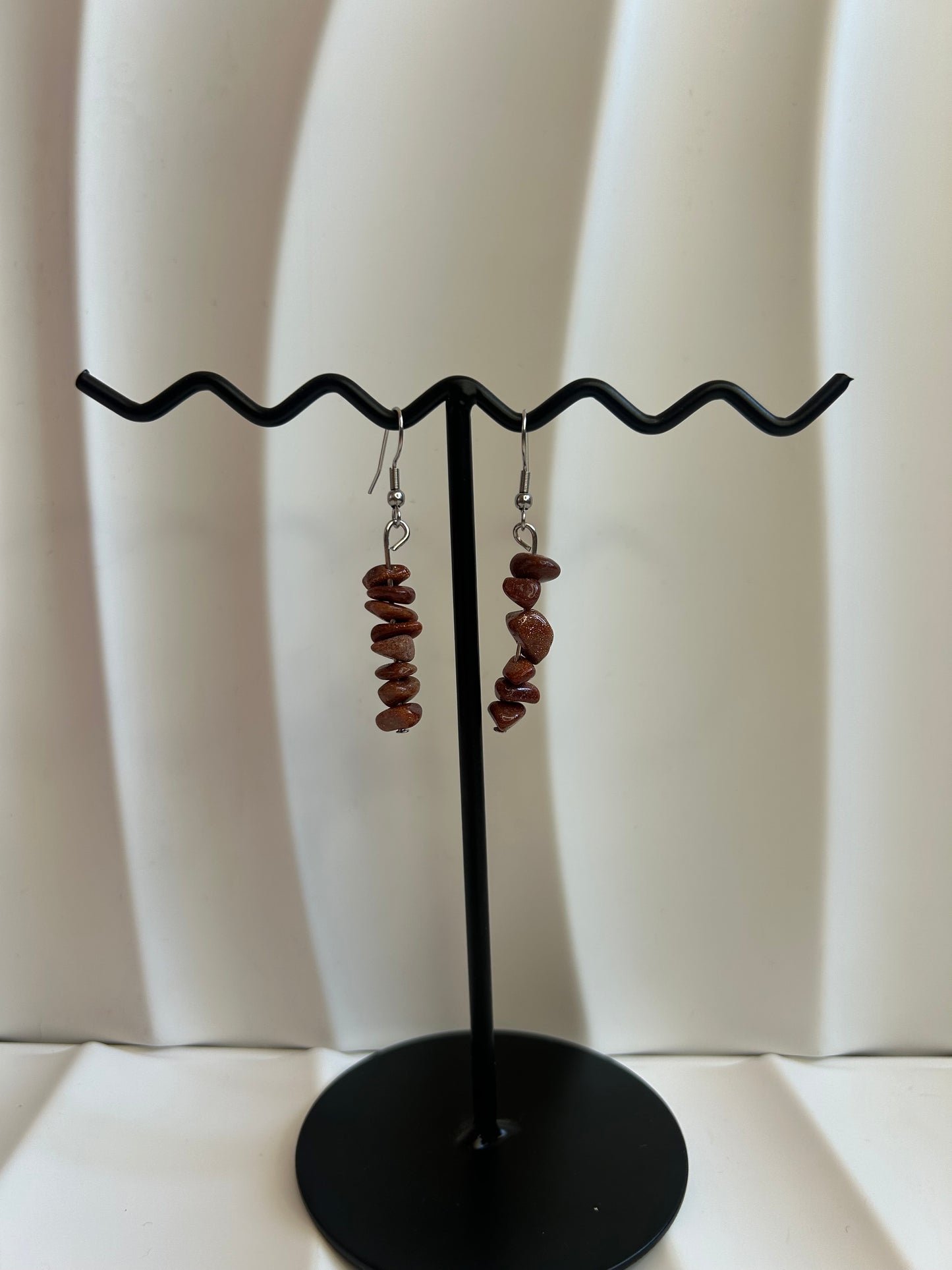 Goldstone Earrings