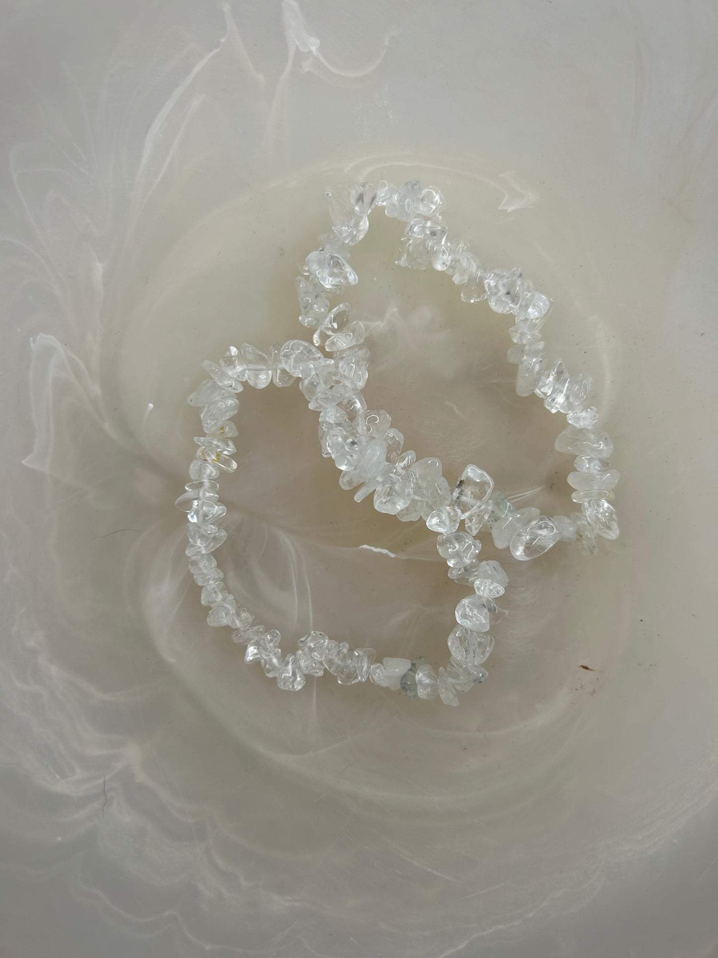 Clear Quartz Chip Bracelet