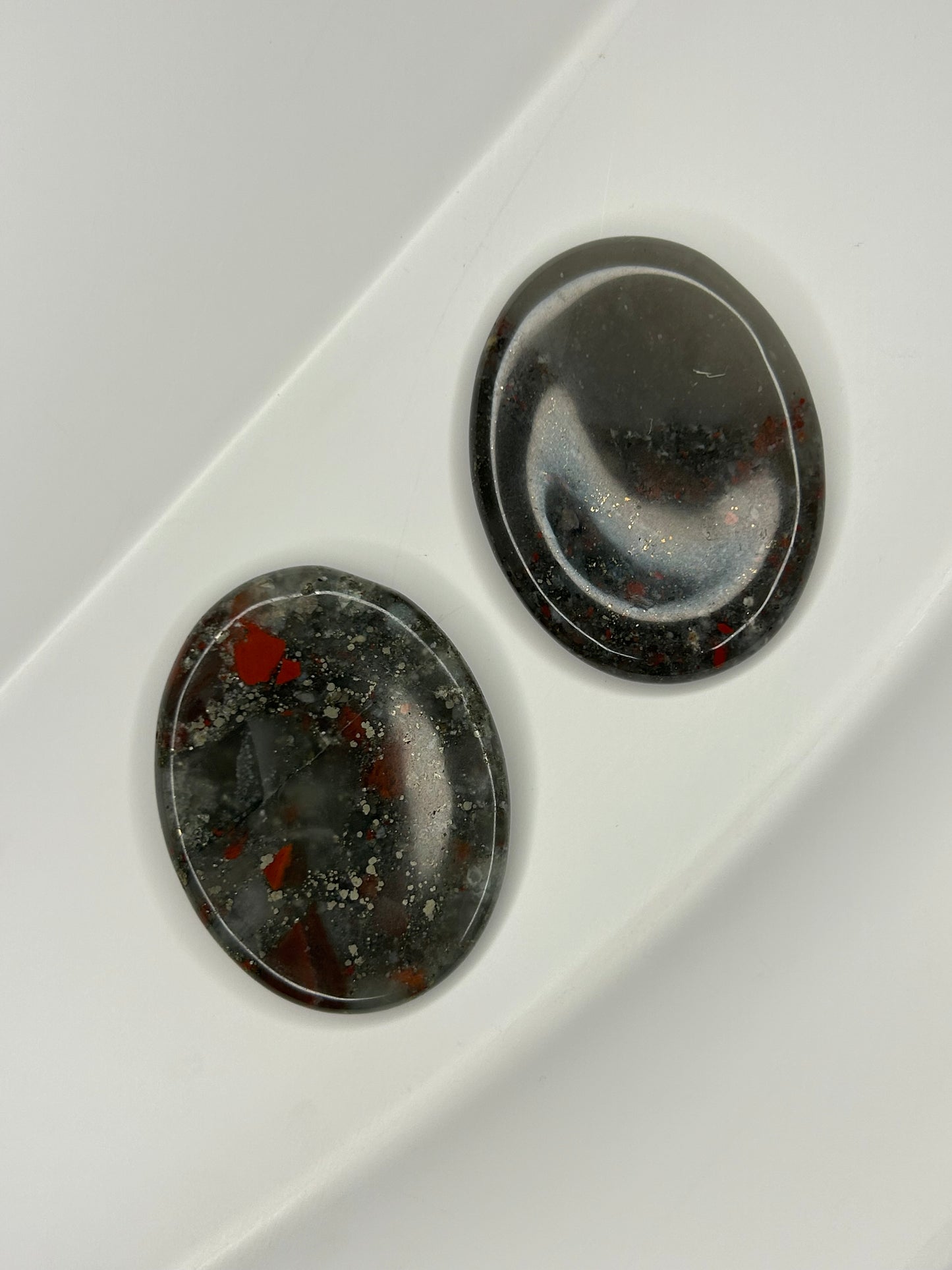 Bloodstone Worry Stone