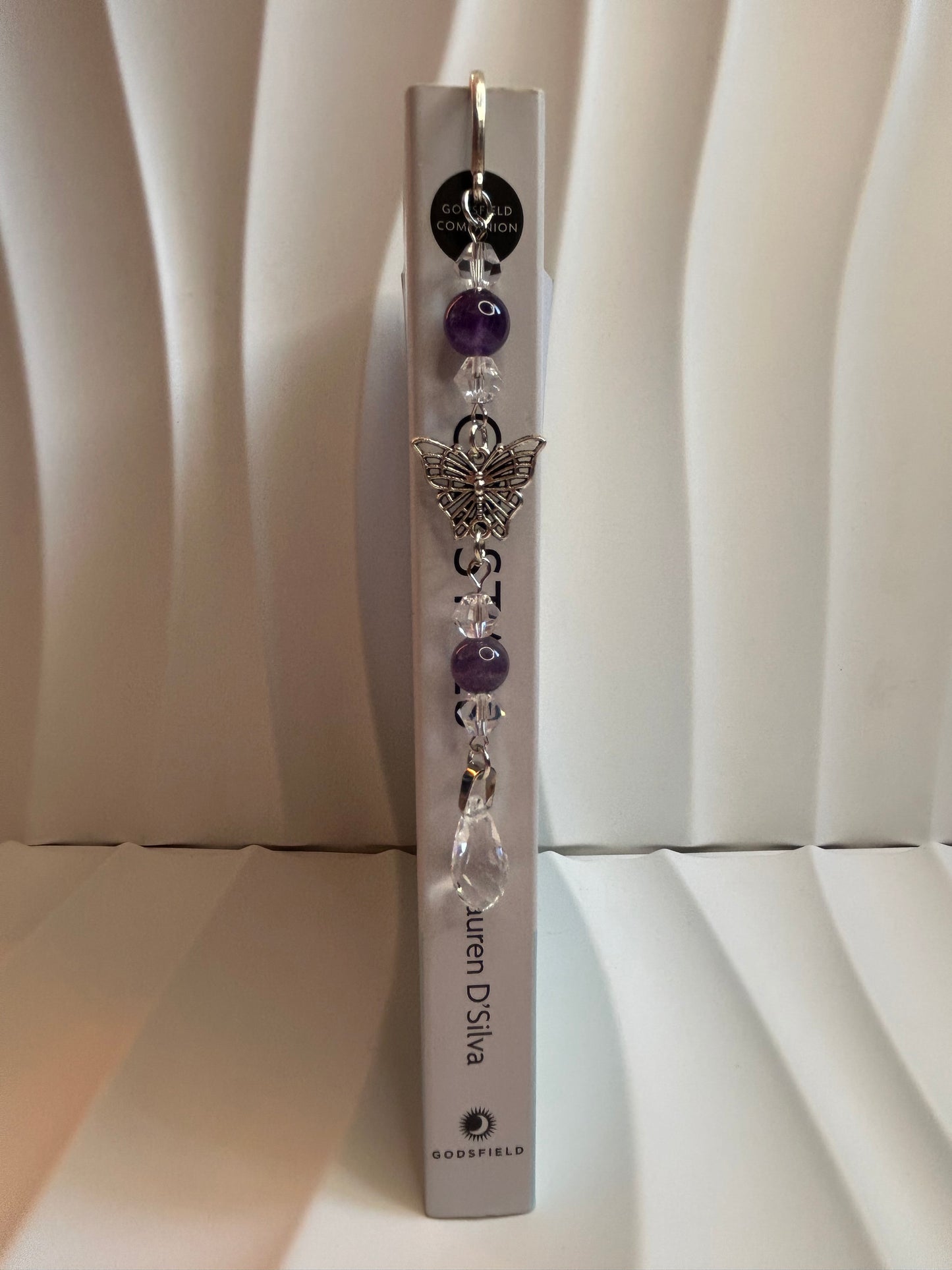 Amethyst Butterfly Bookmark