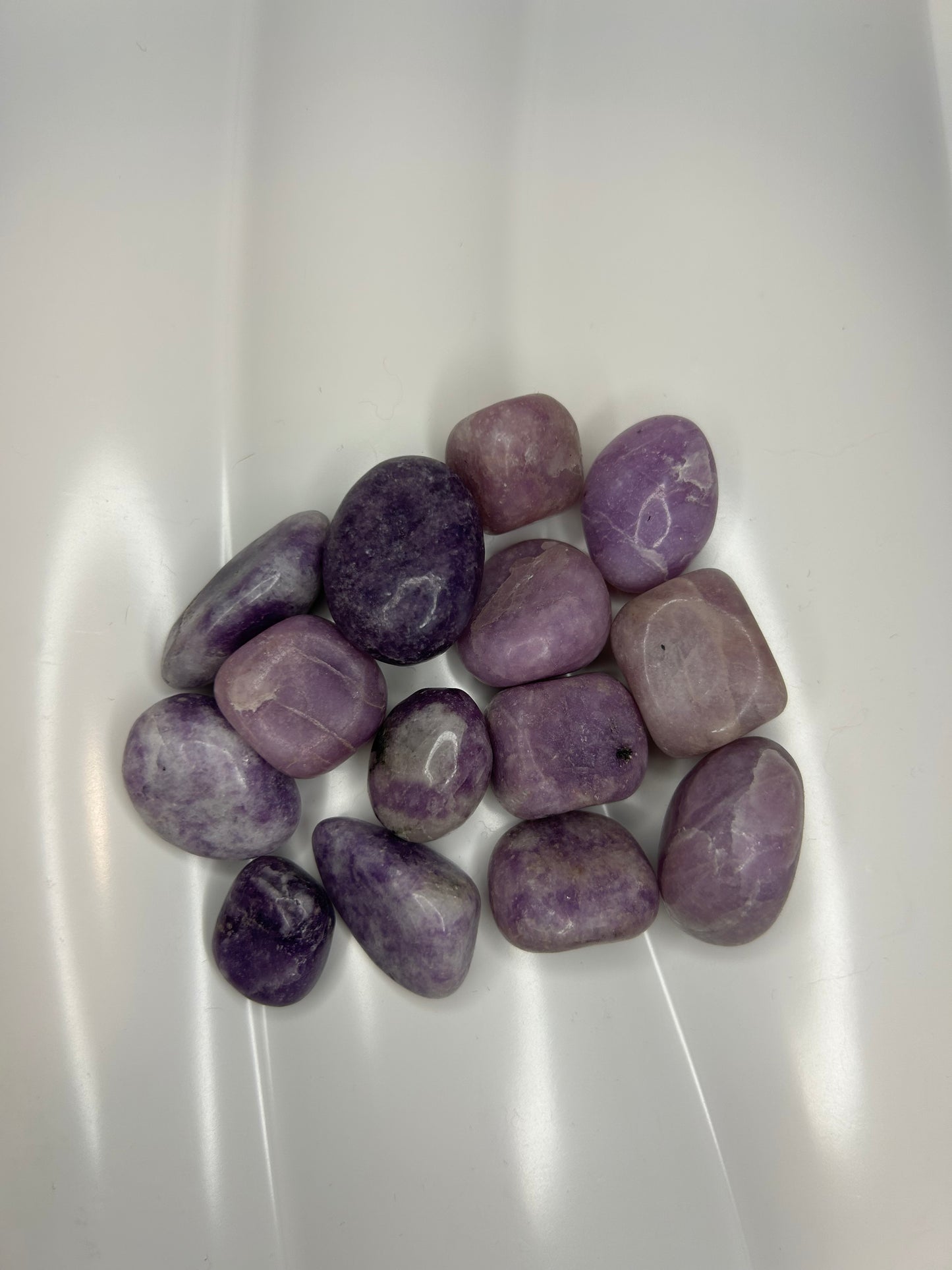 Lepidolite Tumbles