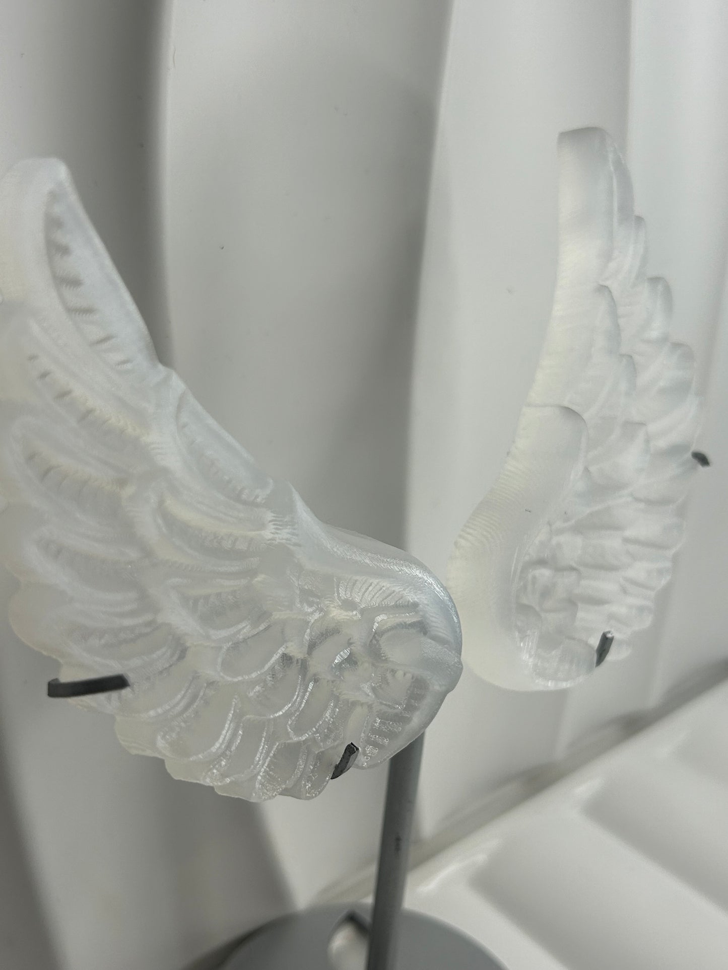 Selenite Angel Wings