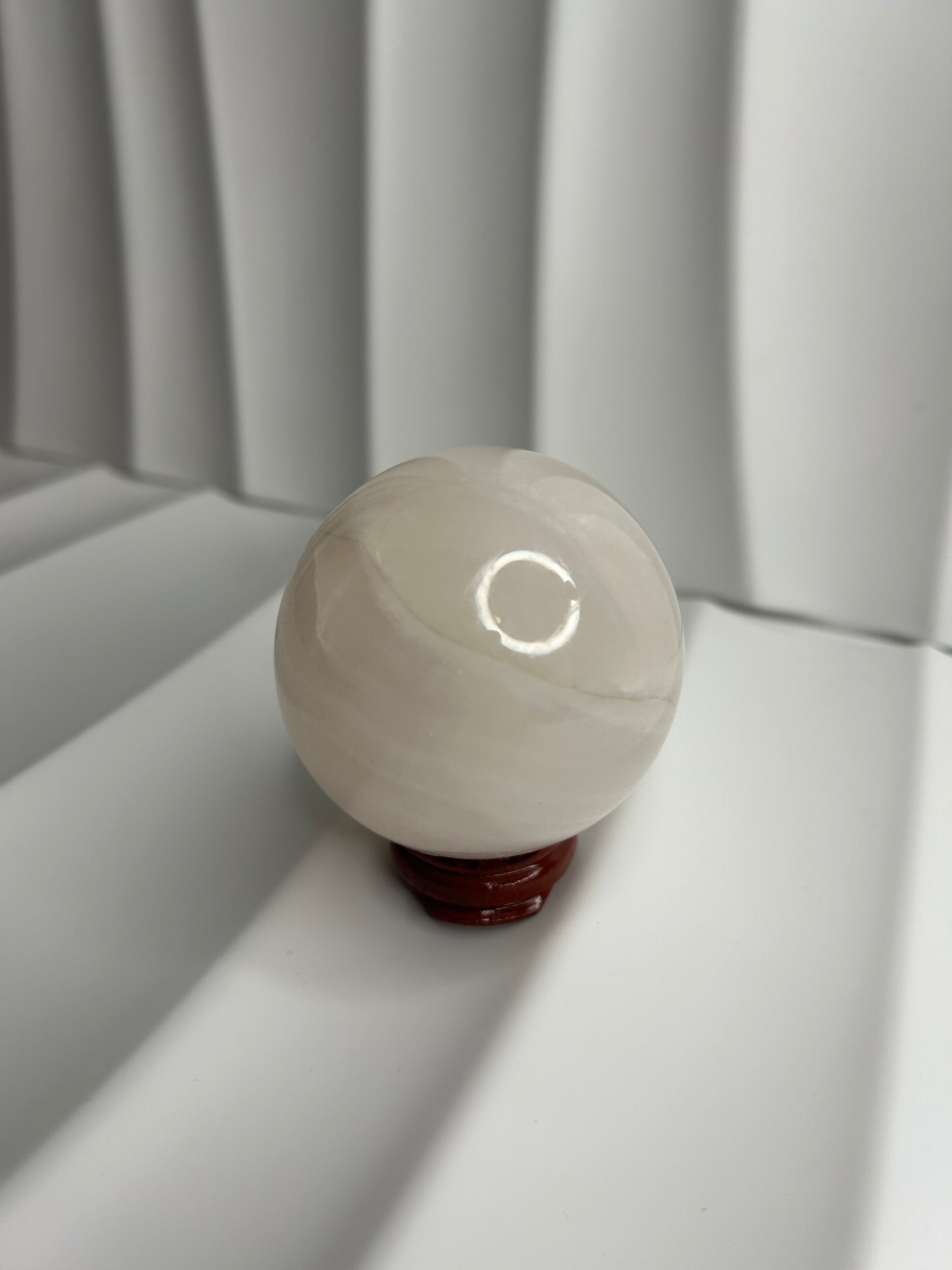 Pink Calclite Sphere