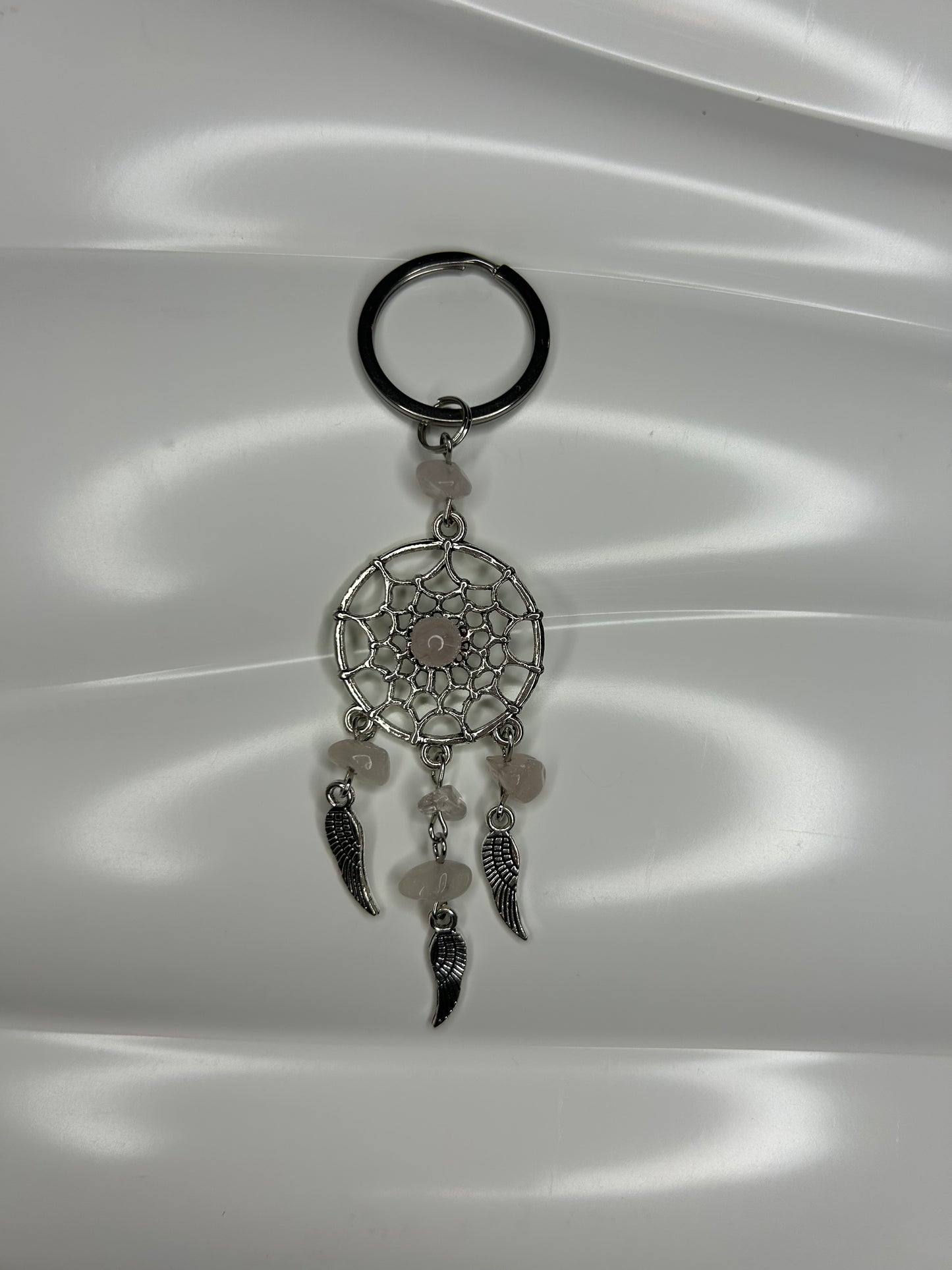 Rose Quartz Key Chain
