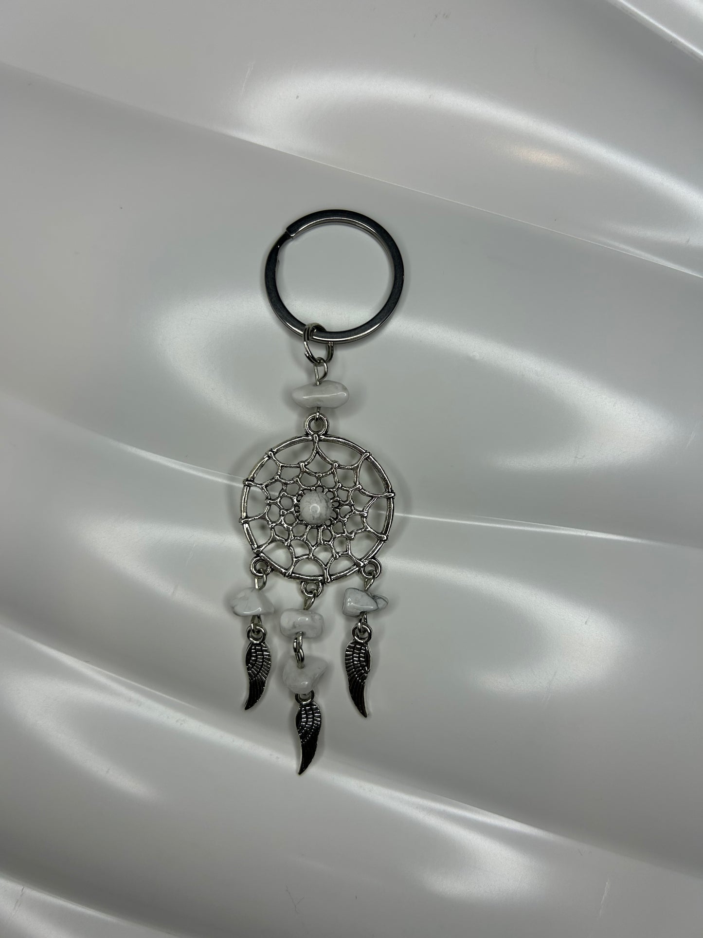 Howlite Key Chain
