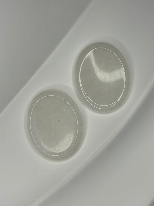 Clear Quartz Worry Stone