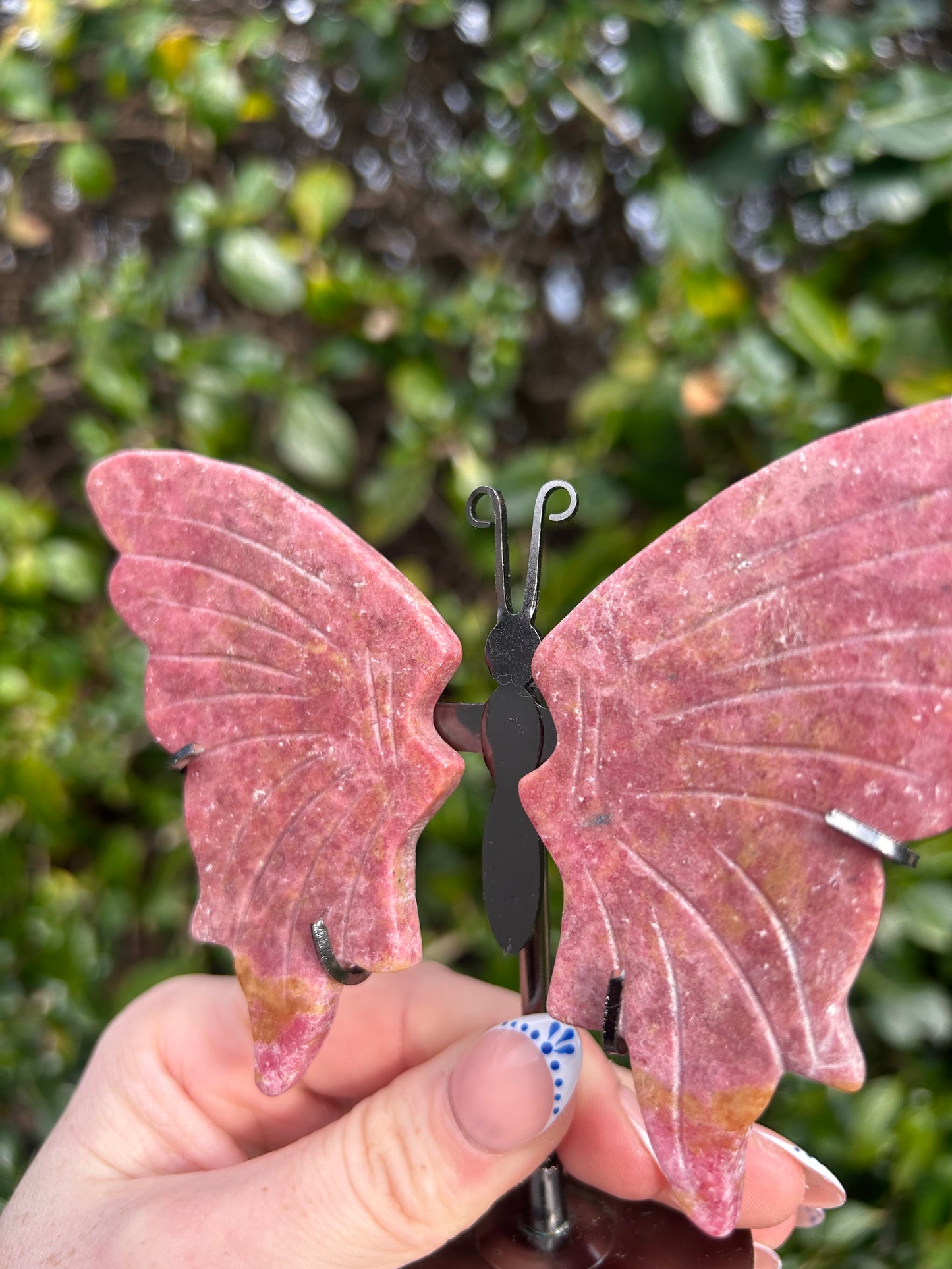 Rhodonite Butterfly Wings