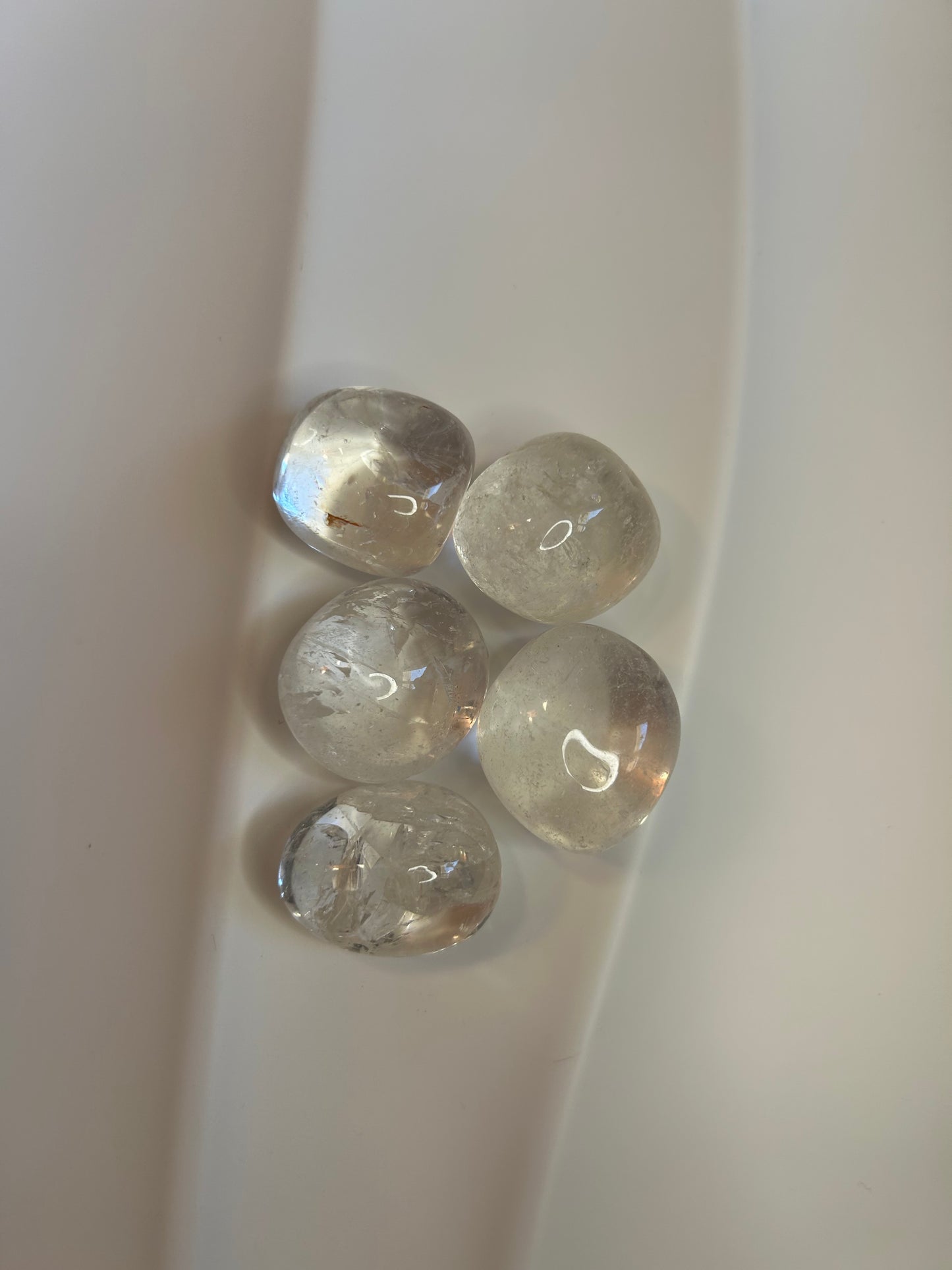 Clear Quartz Tumbles