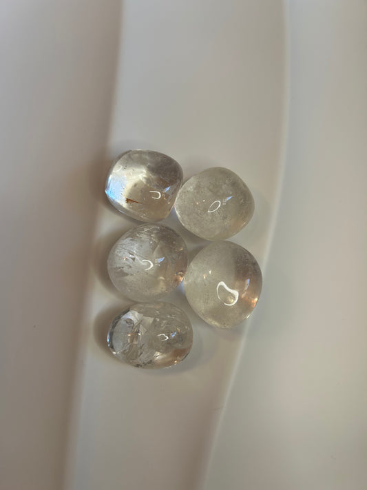 Clear Quartz Tumbles
