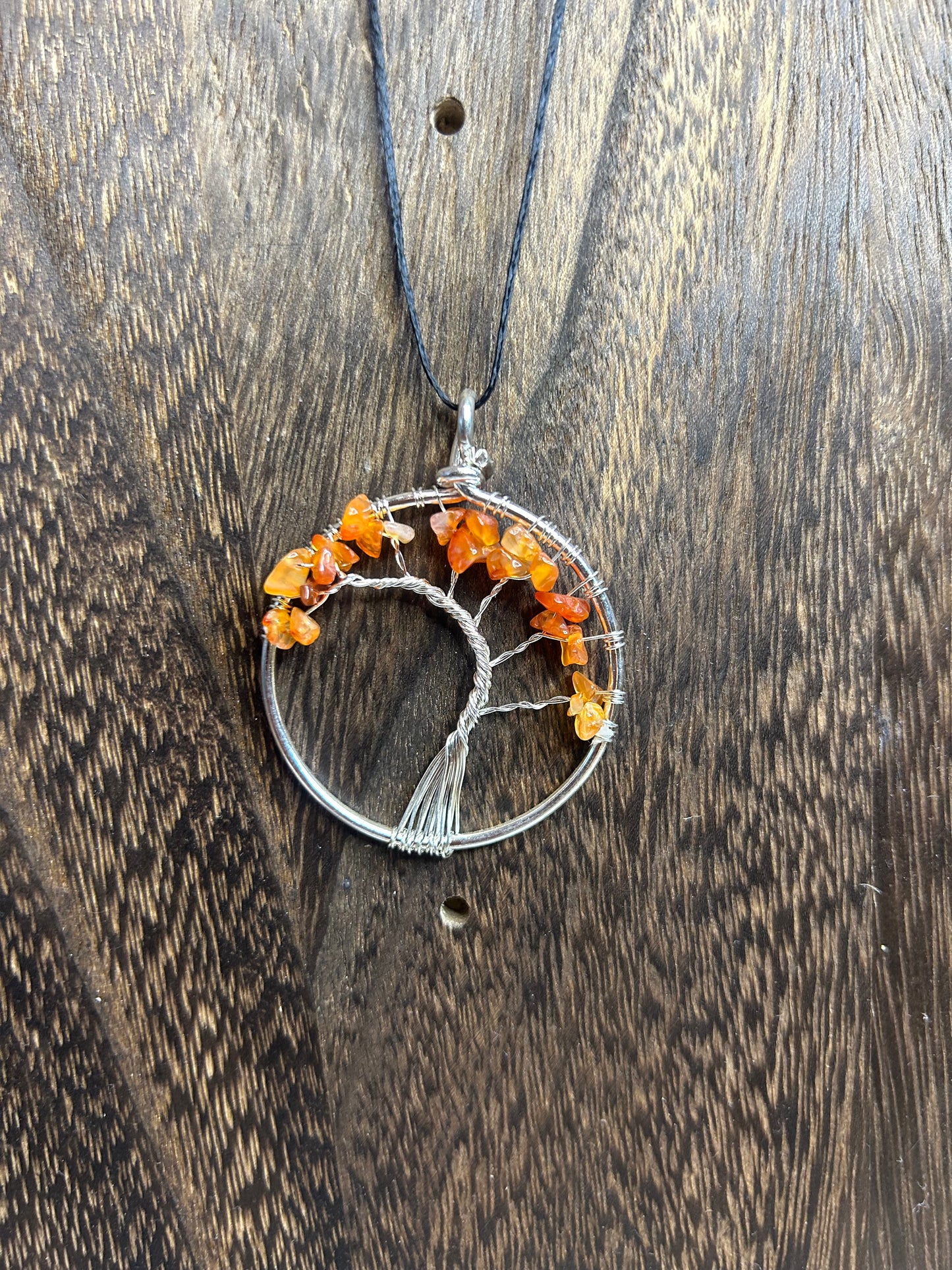 Carnelian Tree of Life Necklace