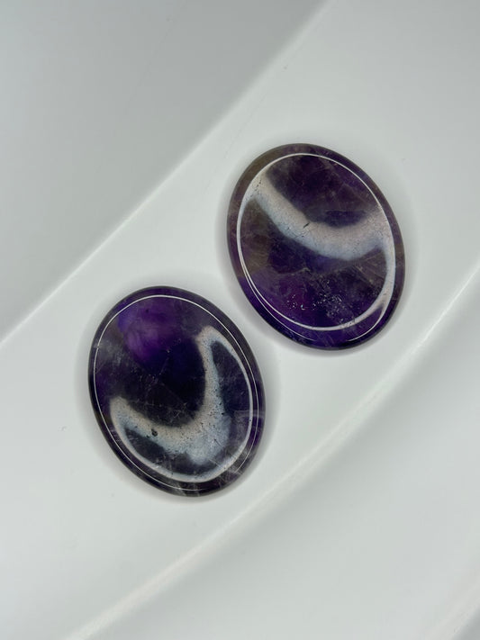 Amethyst Worry Stone