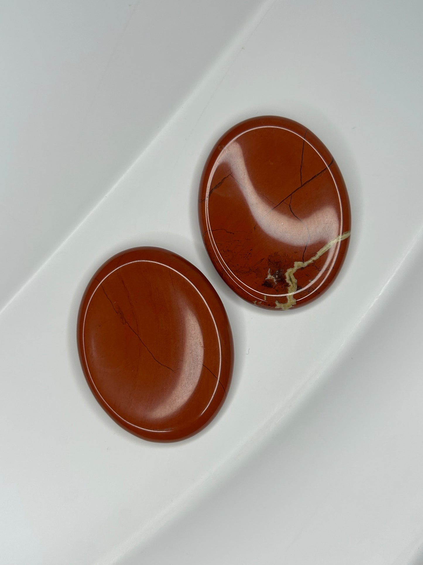 Red Jasper Worry Stone
