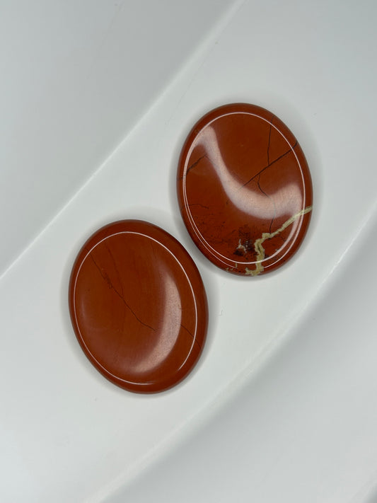 Red Jasper Worry Stone