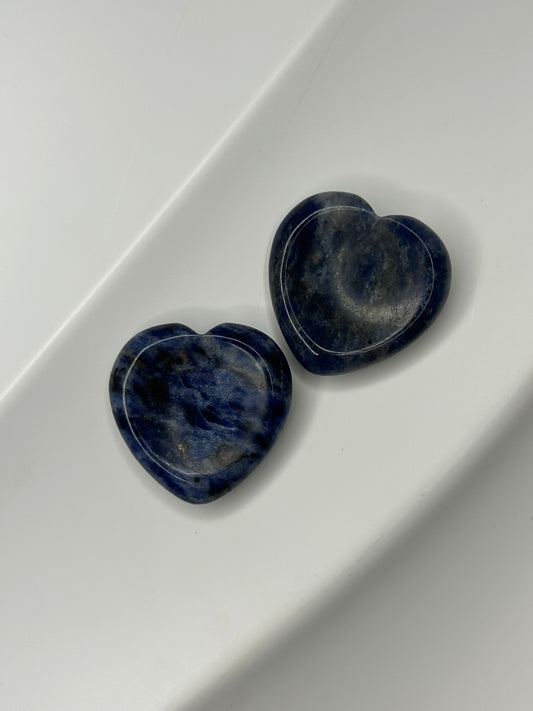 Sodalite Heart Worry Stone