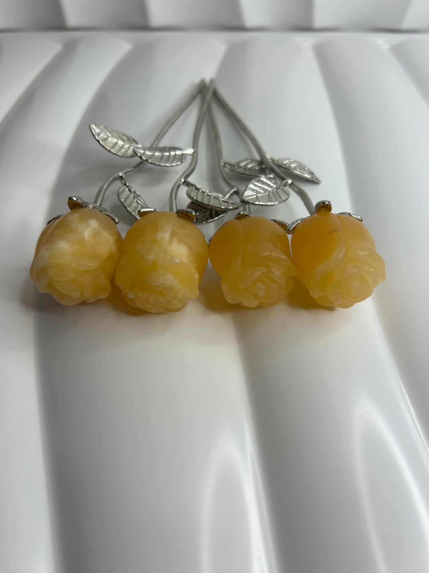 Yellow Calcite Rose