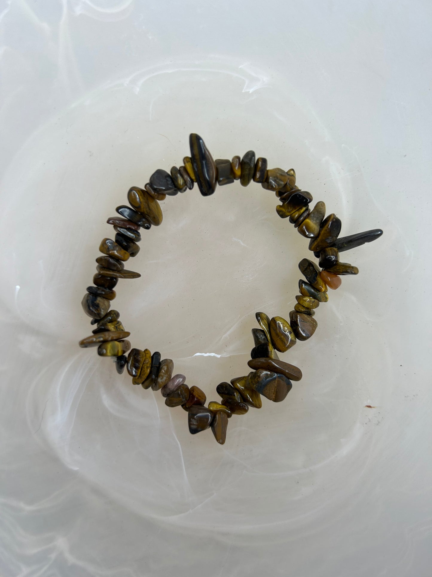 Tigers Eye Chip Bracelet