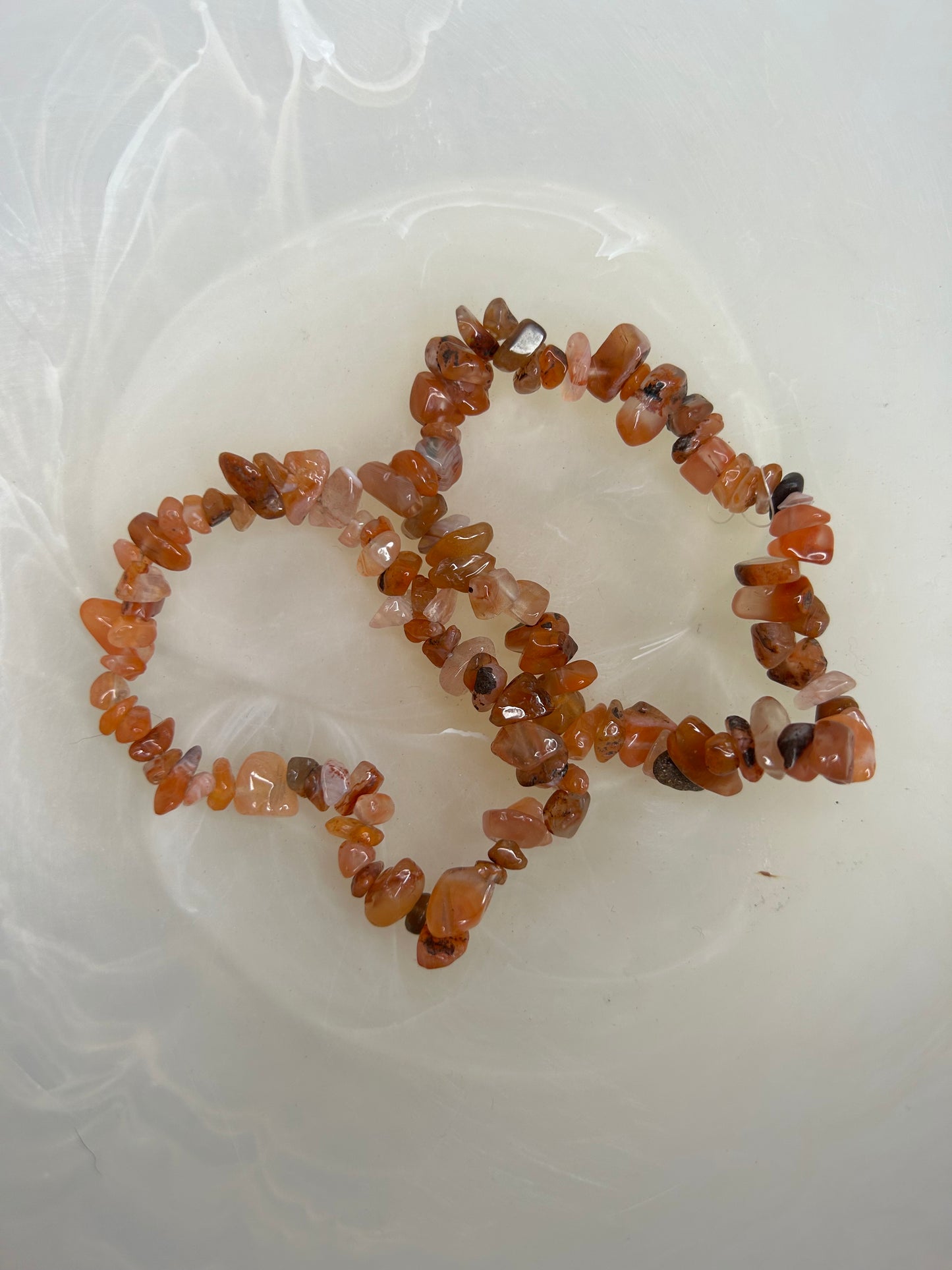 Carnelian Chip Bracelet