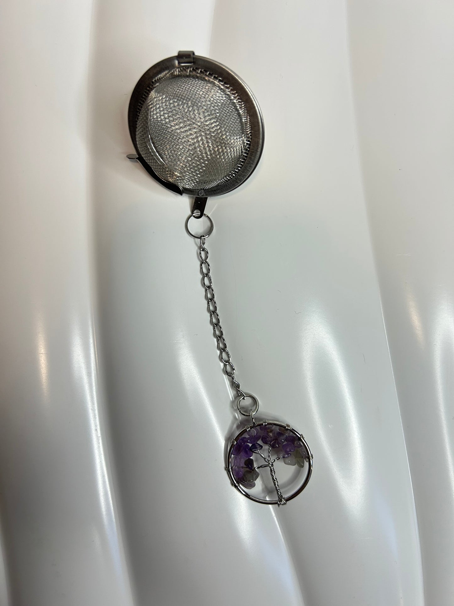 Amethyst Tree of Life Tea Infuser