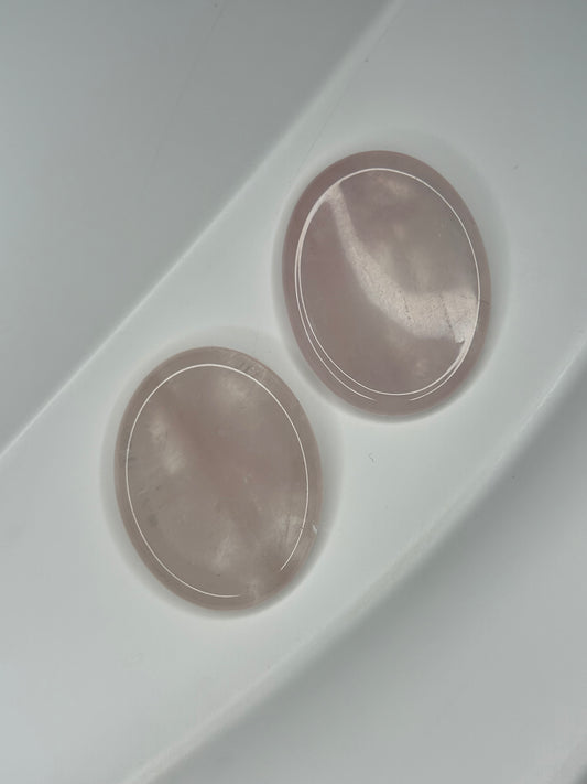 Rose Quartz Worry Stone