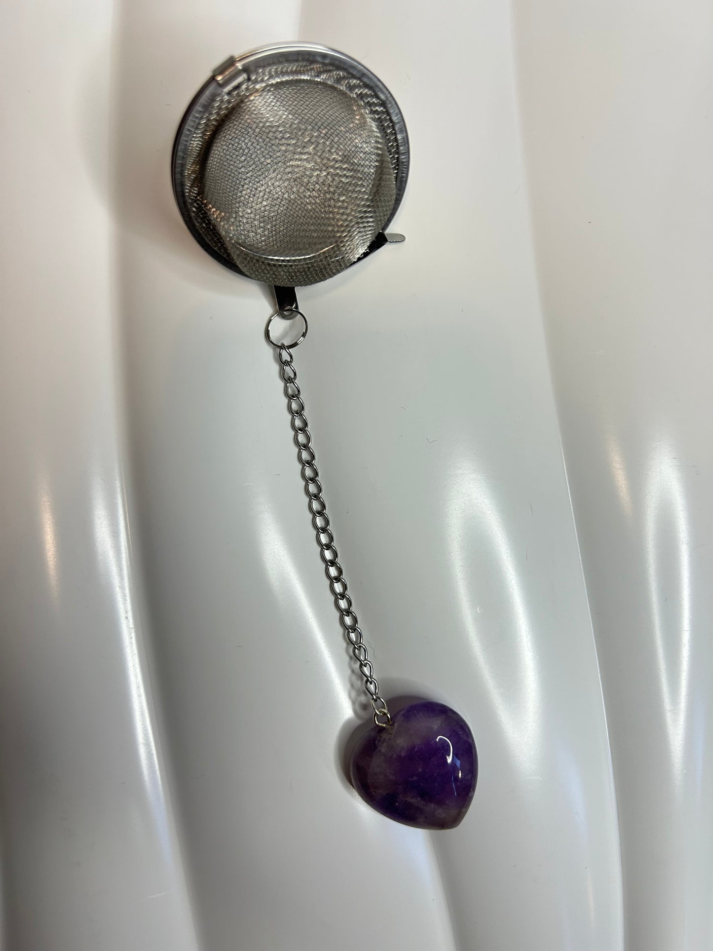 Amethyst Heart Tea Infuser