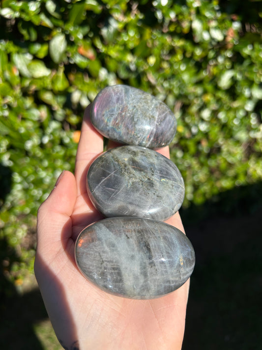 Purple Labradorite Palm Stone