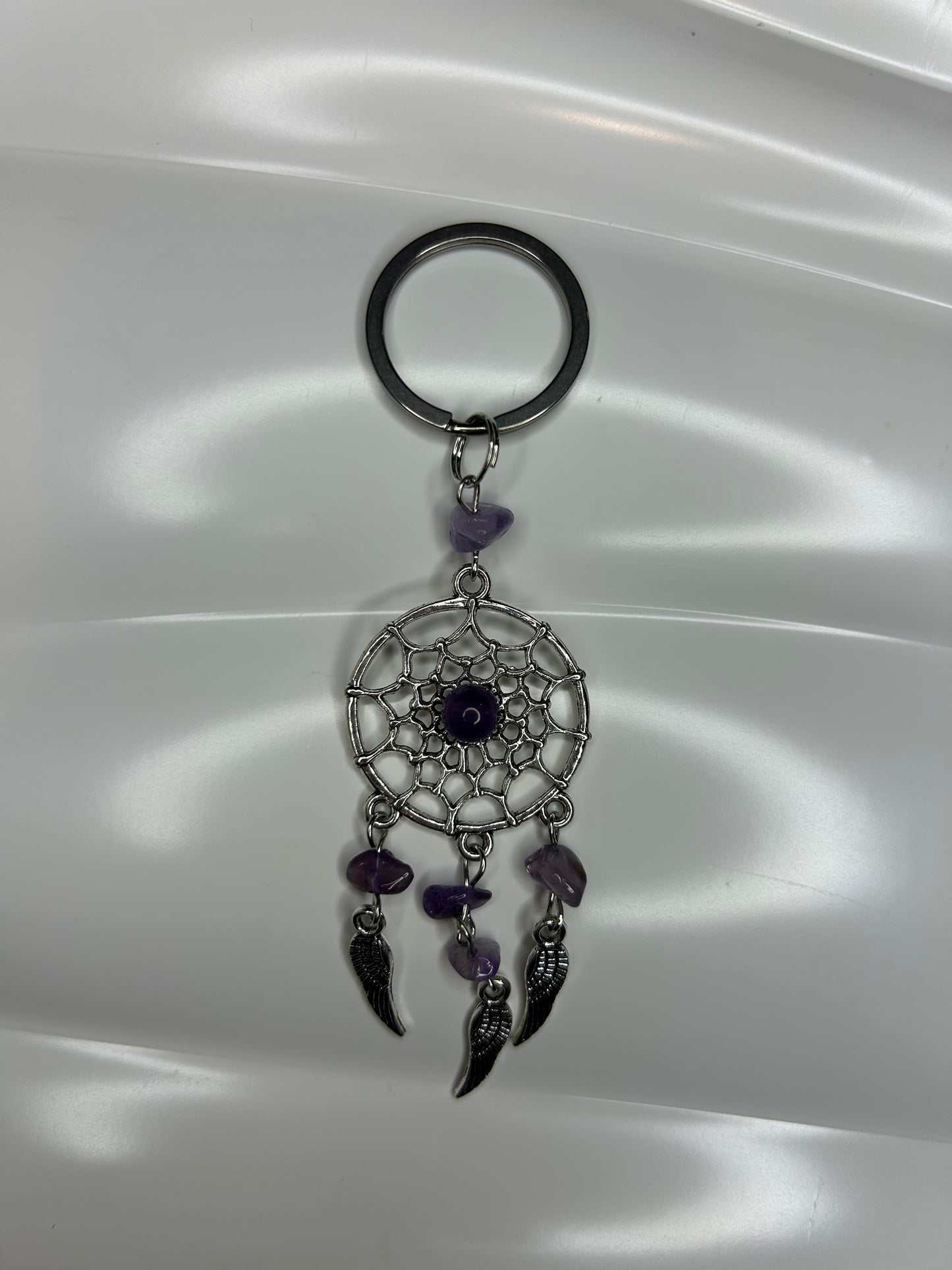 Amethyst Key Chain