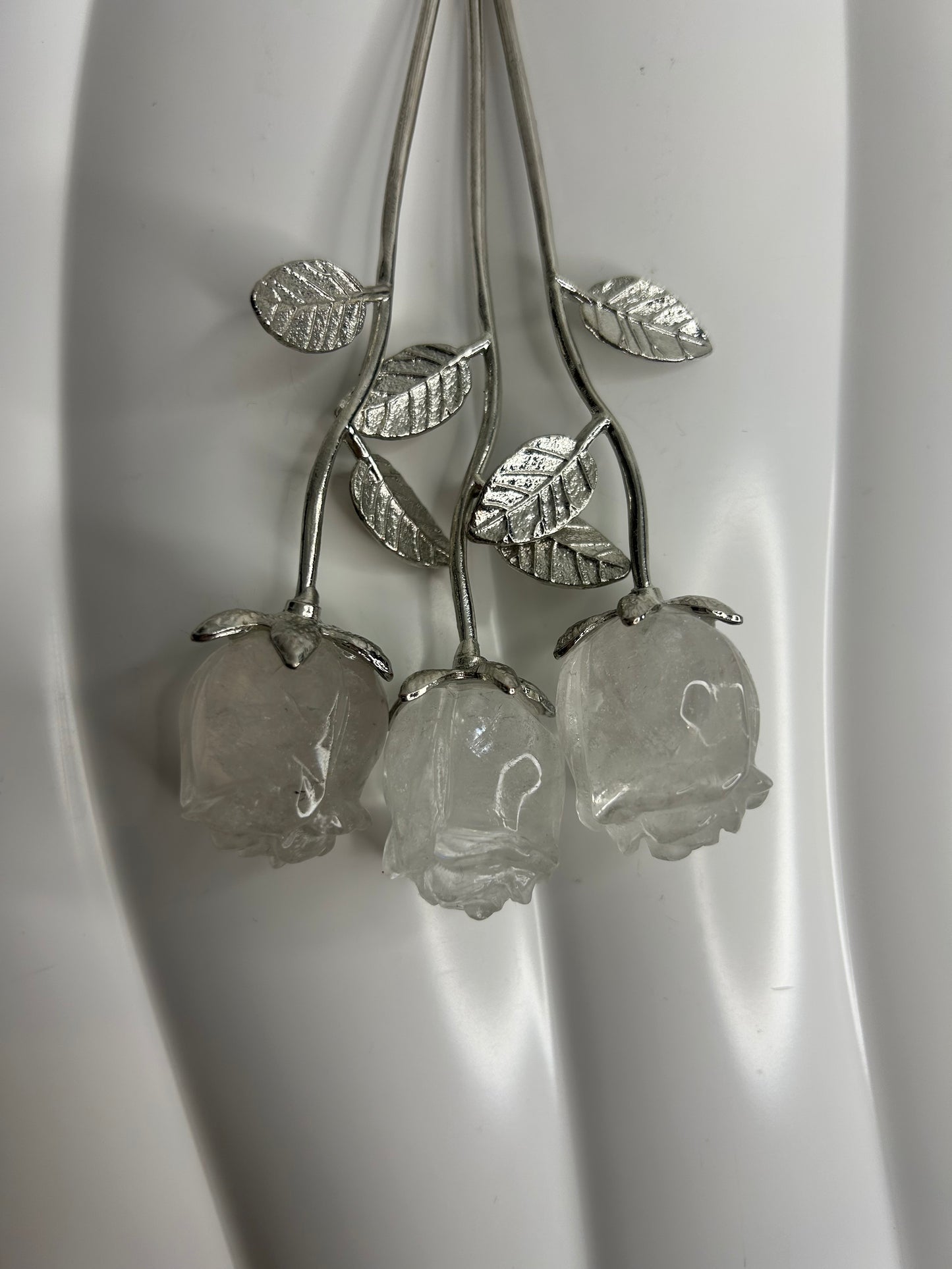 Clear Quartz Rose