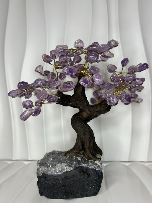 Large Amethyst Bonsai Tree