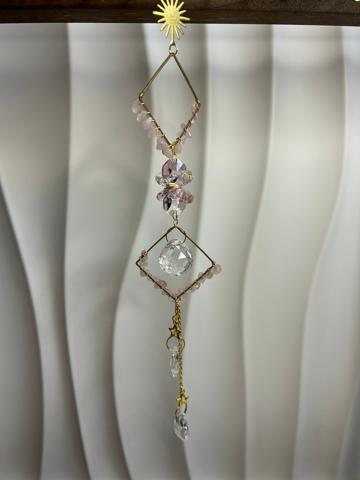 Rose Quartz Sun Catcher