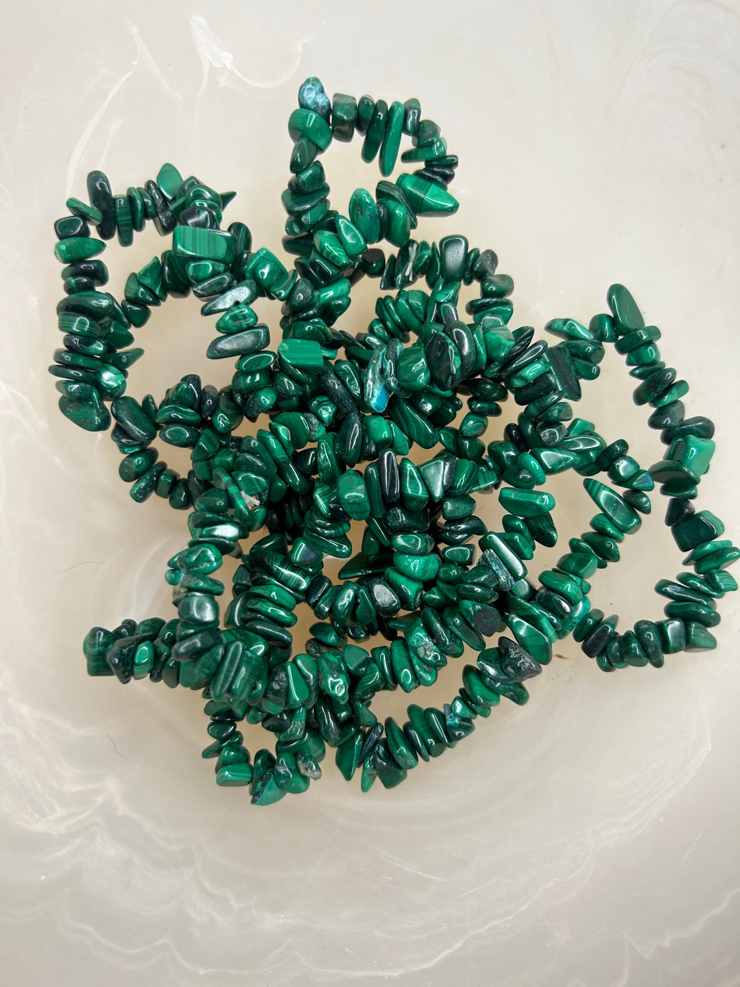 Malachite Chip Bracelet