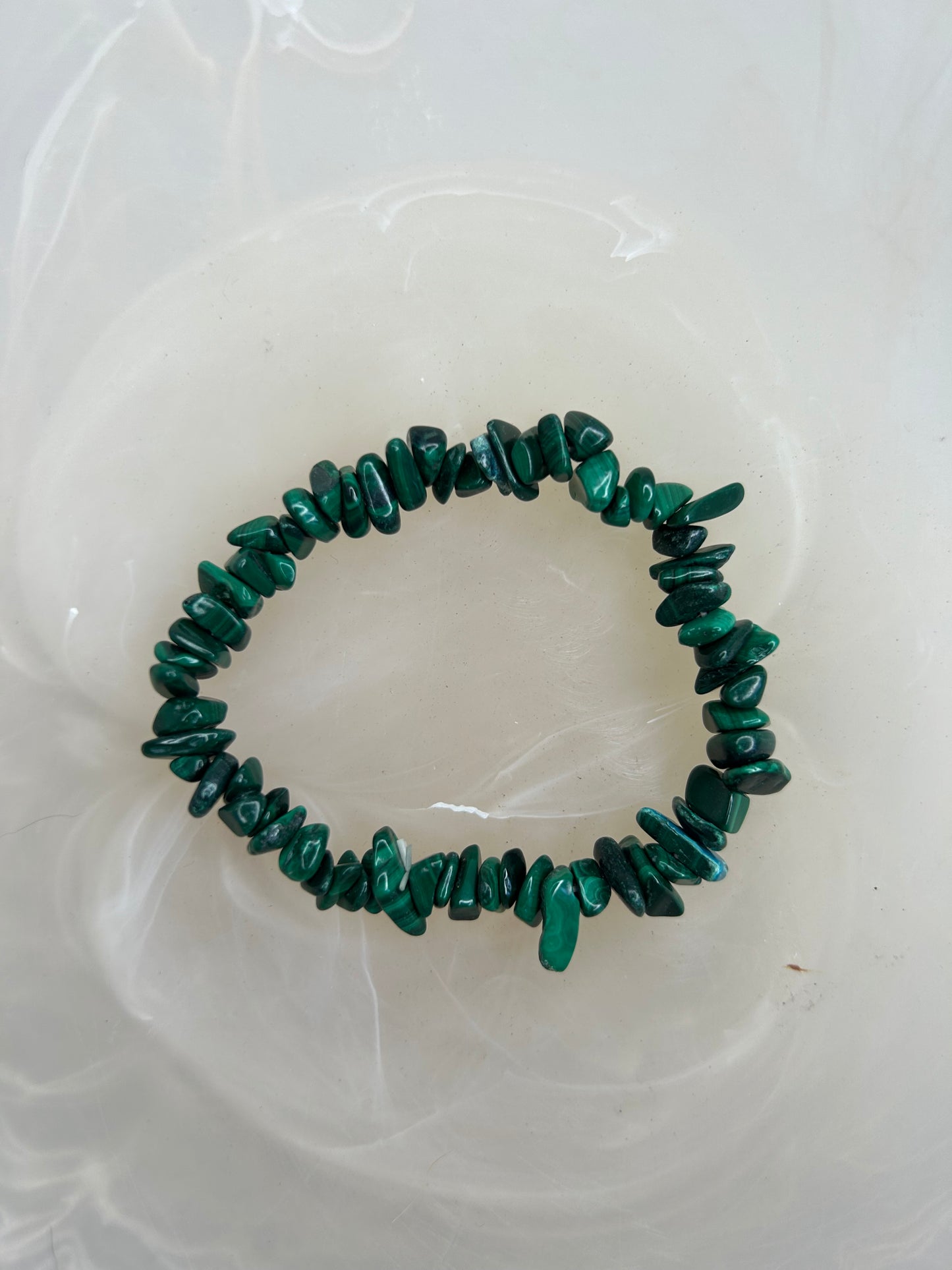 Malachite Chip Bracelet