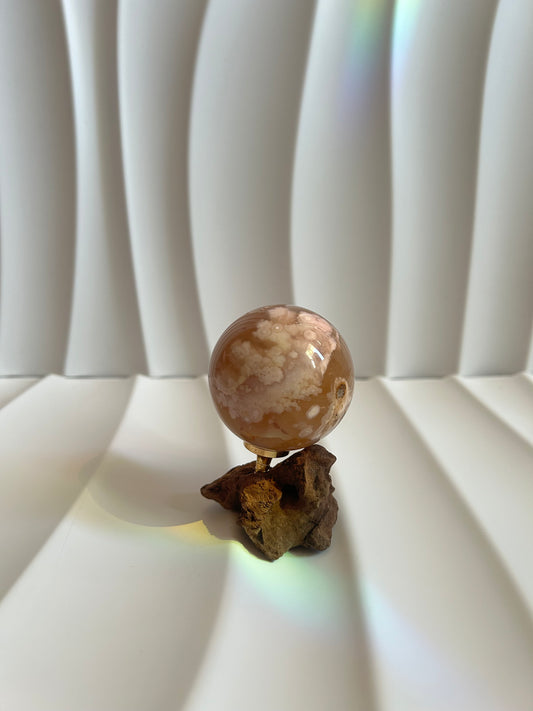 Flower Agate Sphere