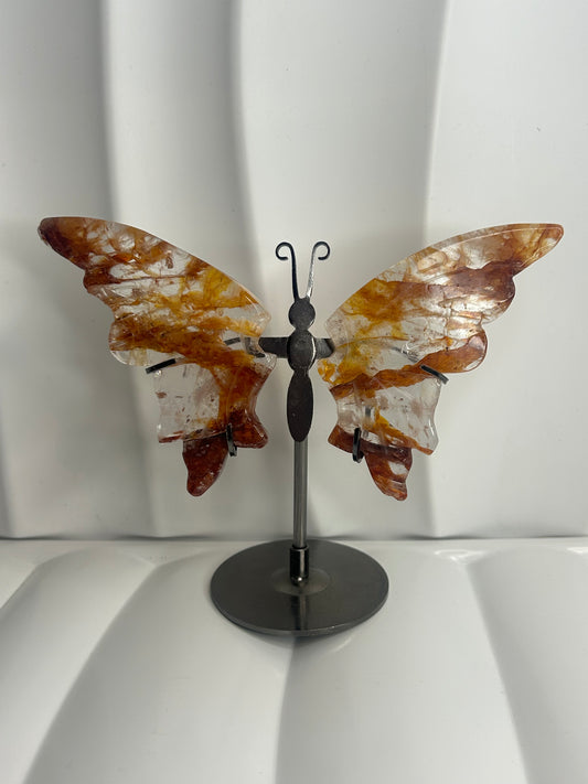 Fire Quartz Butterfly Wings